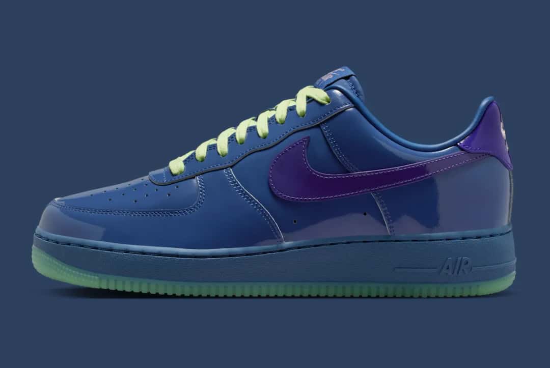Nike Air Force 1 Low Patent Leather Mystic Navy