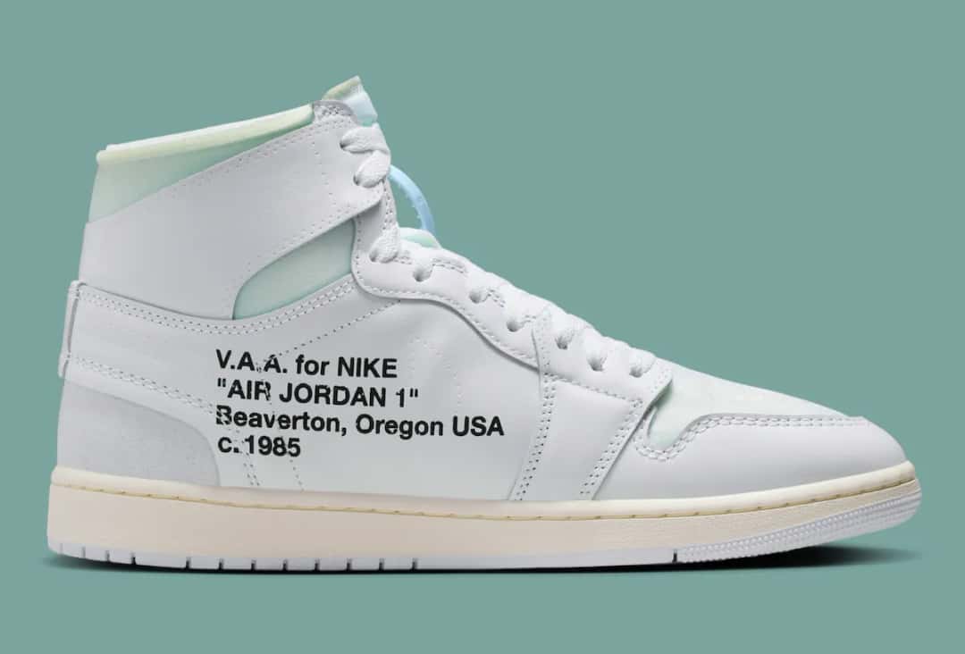 Par completo de las Air Jordan 1 Alaska con estética deconstructed