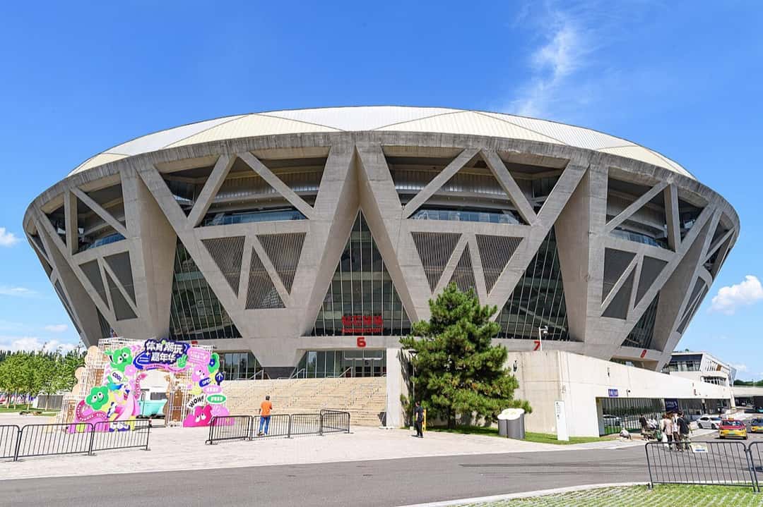El Diamond Court del Centro Nacional de Tenis de Beijing, sede del China Open, bajo un cielo despejado