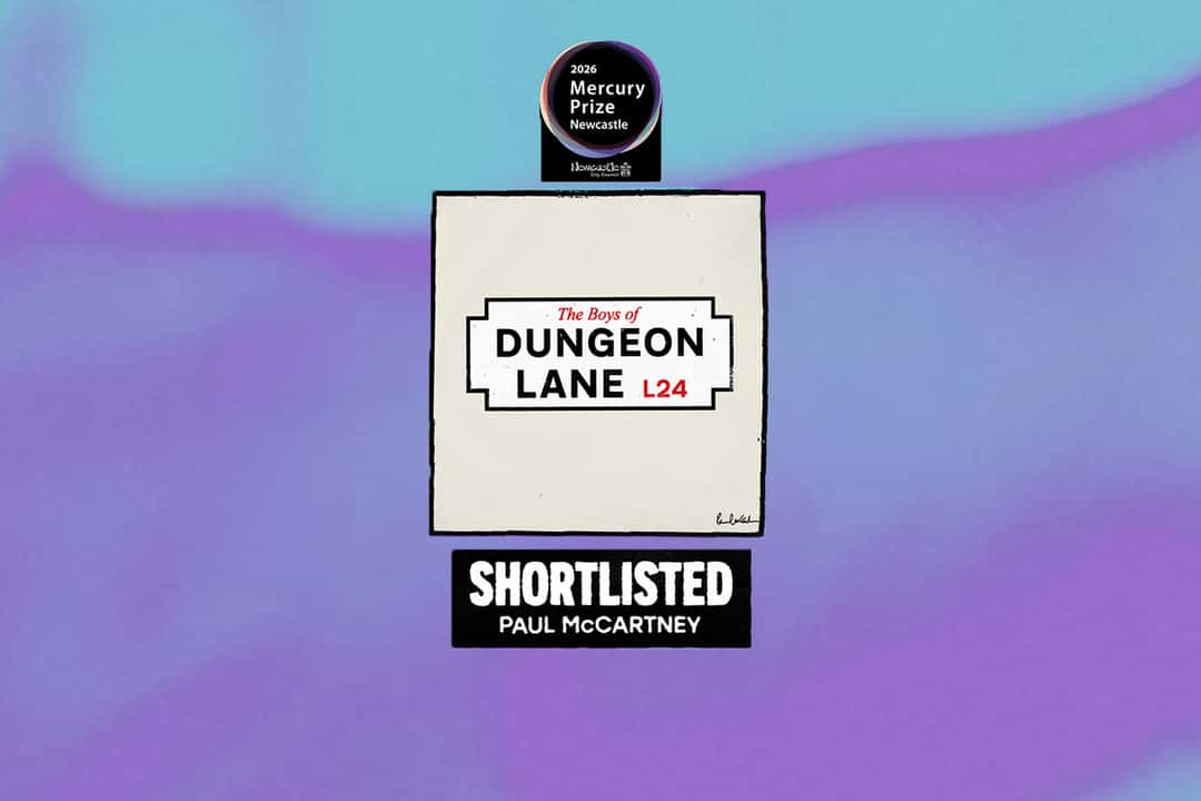 Pieza oficial de la lista de finalistas del Mercury Prize 2026: la tapa original de