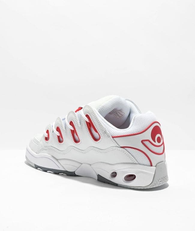 Osiris D3 OG White, Red & Grey Skate Shoes D3, foto 3